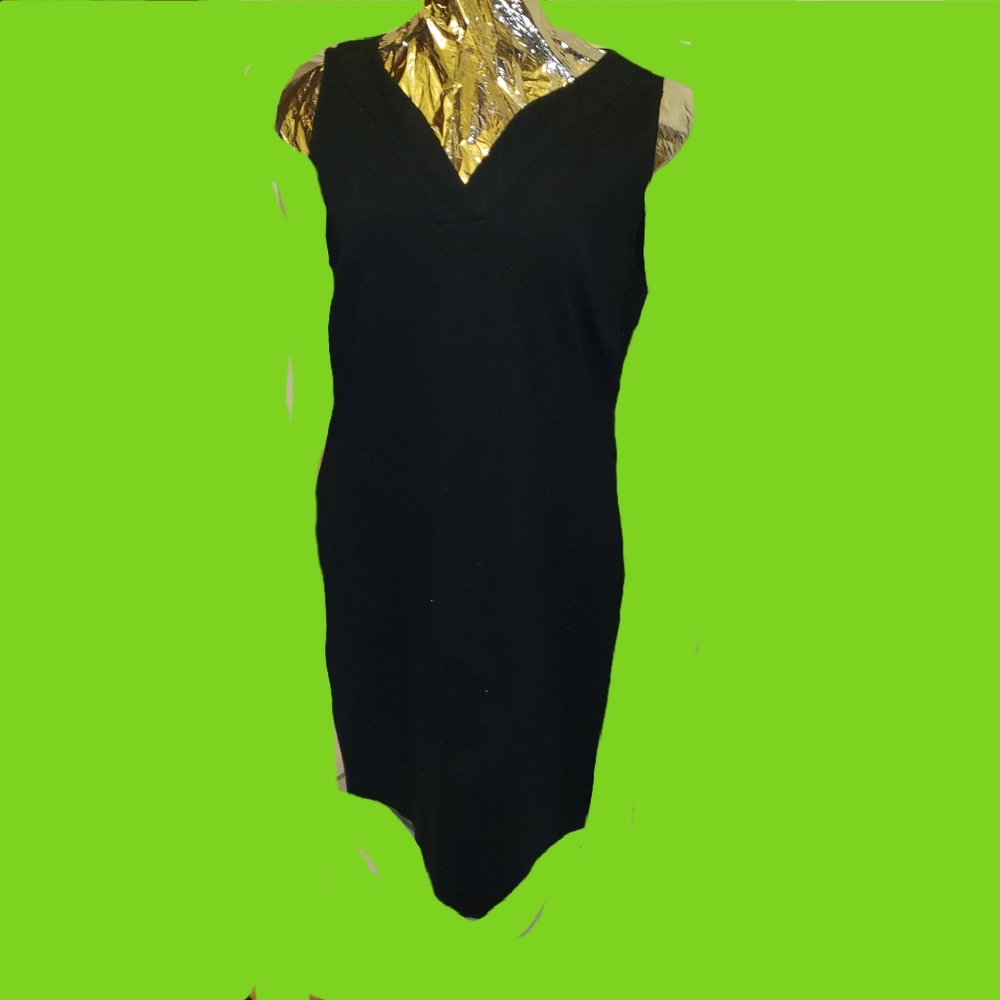 5/35 NWOT TALBOT SHEATH DRESS 14 PETITE BLACK NEW